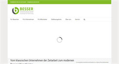 Desktop Screenshot of besser-personal.de